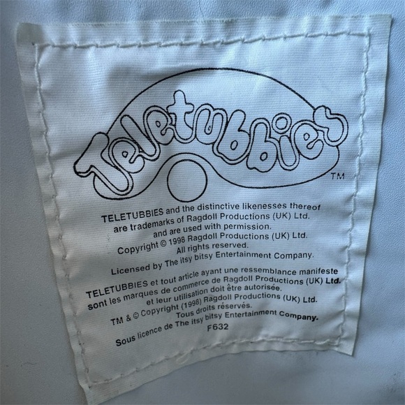 VTG 1998 Teletubbies Blue & White Gingham Mini Diaper Bag - Picture 13 of 16